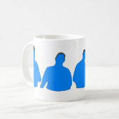 SEASON 2の問題上位シルエット コーヒーマグカップ (正面左)