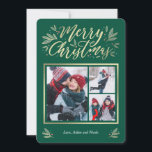 Season Glow 3フォトクリスマスカード シーズンカード<br><div class="desc">こ祝ことベリモダンーベリスタイリッシュースウィートからのカードでシーズン。一致するアイテムや他のデザインオプションは当社のストアで利用可能： www.berryberrysweet.com.背景の色はオンラカスタマイズインで写真に合わ最高のせることができる！</div>