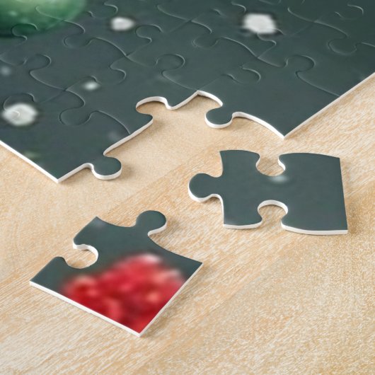 Season Greetings Giraffe ジグソーパズル (側面)