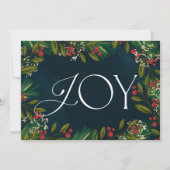 Season of Joyフォトカード 招待状 (正面)