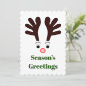 Season’s Greetings Flat Holiday Card シーズンカード (スタンド正面)