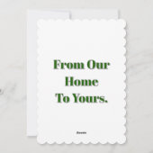 Season’s Greetings Flat Holiday Card シーズンカード (裏面)