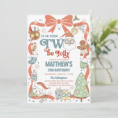 Season TWO be jolly boy Christmas 2nd birthday. 招待状 (スタンド正面)