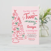 Season Two Be Merry Coquette Christmas Birthday 招待状 (スタンド正面)