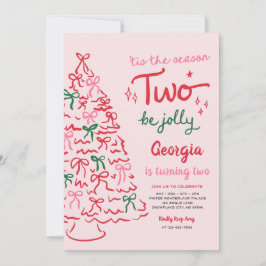 Season Two Celebrate Coquette Christmas Birthday 招待状