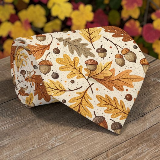 Seasonal Autumn Fall Harvest Necktie Tie ネクタイ