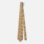Seasonal Autumn Fall Pumpkin Necktie Tie ネクタイ (正面)