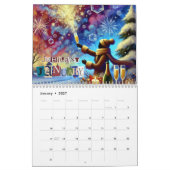 Seasonal Calendar with Artwork 2025  カレンダー (1月 2027)