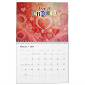 Seasonal Calendar with Artwork 2025  カレンダー (2月 2027)