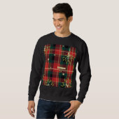Seasonal Cheer (1) Tartan Christmas Pattern スウェットシャツ (正面フル)