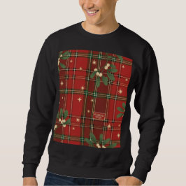 Seasonal Cheer (2) Tartan Christmas Pattern スウェットシャツ