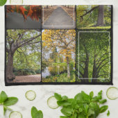 Seasonal Colors of Nature Mix of Trees - Artistree キッチンタオル (折り畳み)