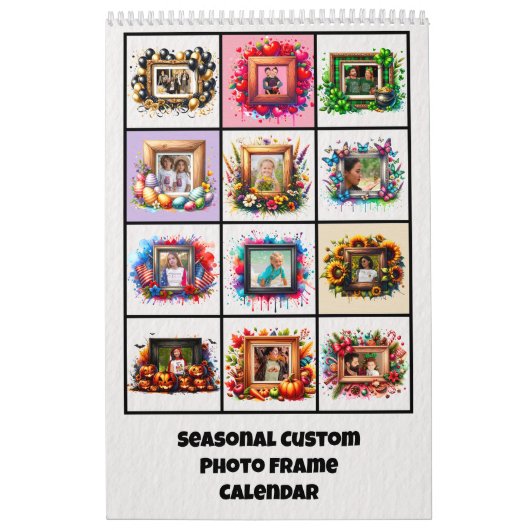 Seasonal Custom Photo Frame Calendar カレンダー (カバー)