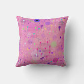 Seasonal Fruit Salad: Abstract Painting クッション (裏面)