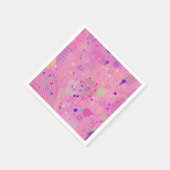 Seasonal Fruit Salad: Abstract Painting スタンダードカクテルナプキン (角)