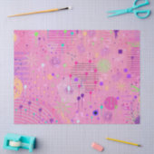 Seasonal Fruit Salad: Abstract Painting 薄葉紙 (クラフト)