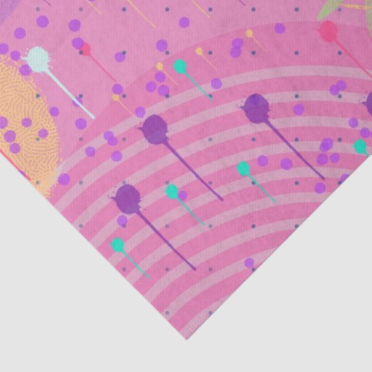 Seasonal Fruit Salad: Abstract Painting 薄葉紙 (詳細)