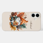 Seasonal gnome add name Case-Mate iPhoneケース (裏面 (横))