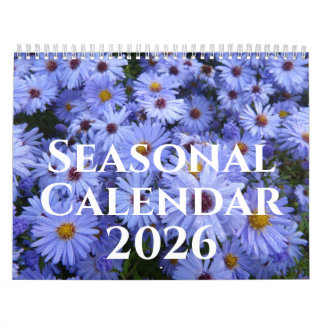 Seasonal Photo Calendar 2026 カレンダー