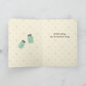 Seasoned to Perfection – Funny Food Pun カード (内部)