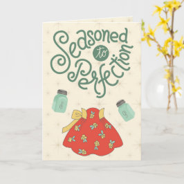 Seasoned to Perfection – Funny Food Pun カード