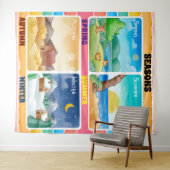 Seasons Educational 学's Classroom タペストリー (インサイチュ(横))