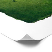 Seasons - Fine Art Poster from watercolor and ink ポスター (角)