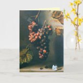 SEASON'S FRUITS -PROSPERITY 茶色 黄色 緑 カード (黄色い花)