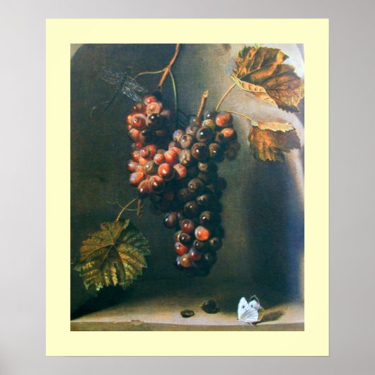 SEASON'S FRUITS -PROSPERITY yellow brown cream ポスター (正面)