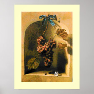 SEASON'S FRUITS -PROSPERITY yellow brown cream ポスター