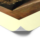 SEASON'S FRUITS -PROSPERITY yellow brown cream ポスター (角)