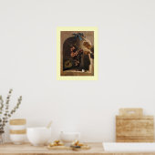 SEASON'S FRUITS -PROSPERITY yellow brown cream ポスター (キッチン)