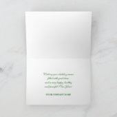 Season's Greeting – エグゼクティブグリーティングカード シーズンカード (内部)