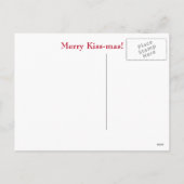 Season's Greeting Christmas Tree Snow シーズンポストカード (裏面)