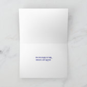 Seasons Greeting Christmas with Candles  カード (内部)