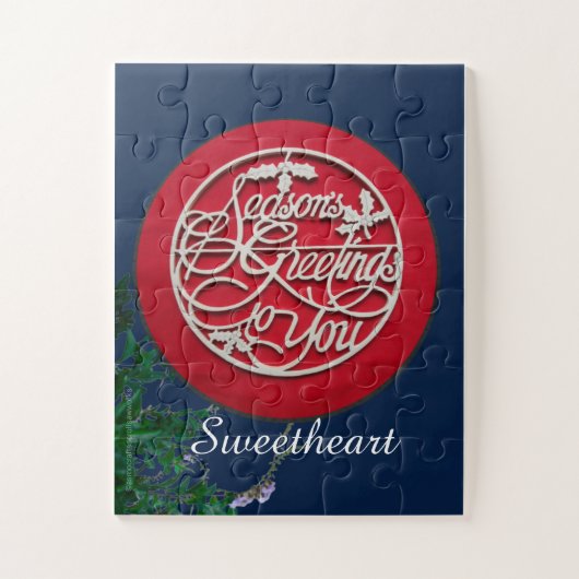 Season's Greeting to You Sweetheart(2) ジグソーパズル (縦)