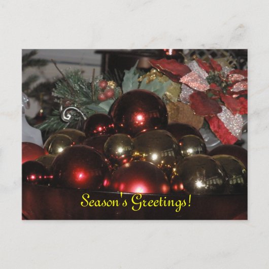 Season's Greetingsはがき シーズンポストカード (正面)