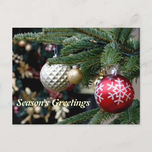 Season's Greetingsはがき シーズンポストカード (正面)