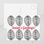 Season's Greetingsはがき ポストカード (正面/裏面)