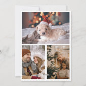 Season's Greetings写真パーソナライズされた Christmas シーズンカード (裏面)