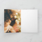 Season's Greetings写真パーソナライズされた Christmas シーズンカード (内部)