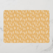 「Season's Greetings」の写真カスタムクリスマス 箔シーズンカード (裏面)