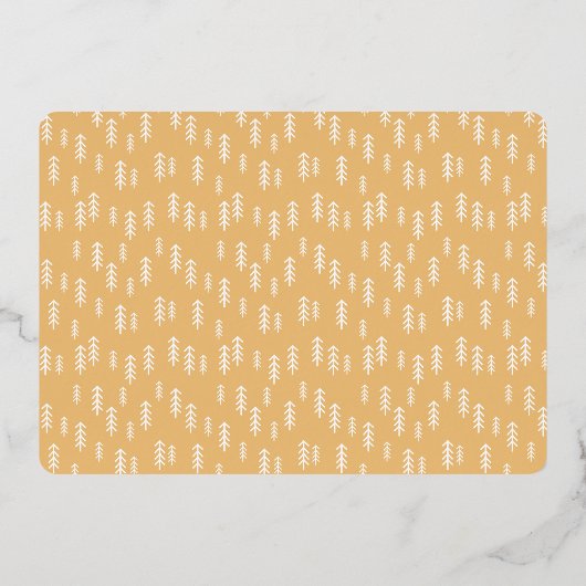 「Season's Greetings」の写真カスタムクリスマス 箔シーズンカード (裏面)