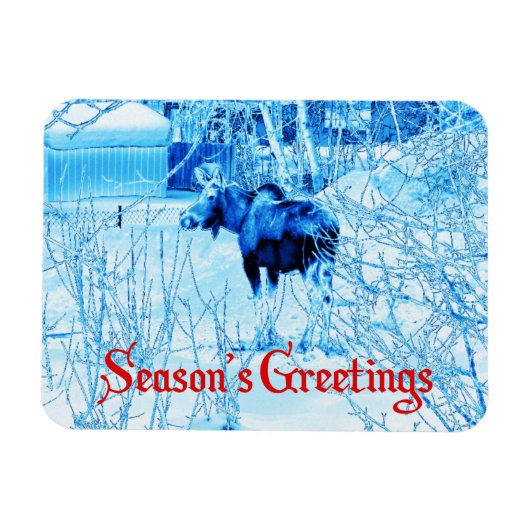 Season's Greetings – アーバンムース マグネット (横)