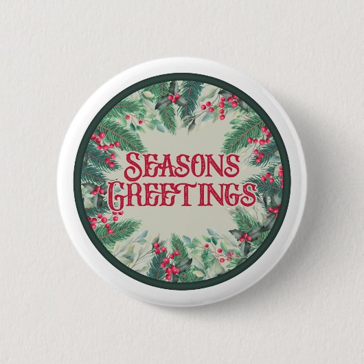 Seasons Greetings 缶バッジ (正面)