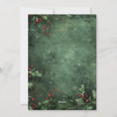 Season's Greetings: A Holly すてき Christmas シーズンカード (裏面)