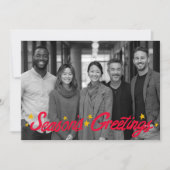 SEASONS GREETINGS Business CUSTOM PHOTO シーズンカード (正面)