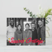 SEASONS GREETINGS Business CUSTOM PHOTO シーズンカード (スタンド正面)