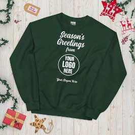 Season's Greetings Business Logo Chrosmas スウェットシャツ