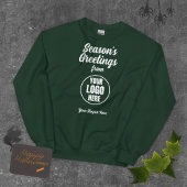 Season's Greetings Business Logo Chrosmas スウェットシャツ